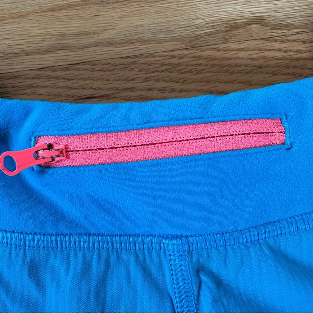Ivivva by Lululemon Girls Running Shorts Size 10 Blue Lined